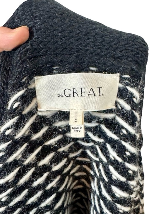 THE GREAT. The Tiny Hearts Lodge Wool and Alpaca Blend Cardigan - Picture 10 of 14